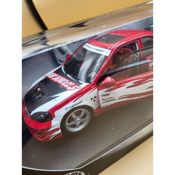 Hot Wheels Custom Honda Civic SI Super Street Edition Red - Picture 8 of 15